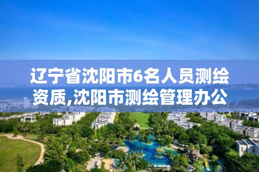 遼寧省沈陽市6名人員測繪資質,沈陽市測繪管理辦公室。