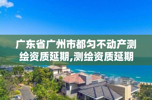 廣東省廣州市都勻不動產測繪資質延期,測繪資質延期 自然資源部。