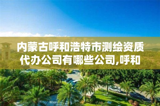 內蒙古呼和浩特市測繪資質代辦公司有哪些公司,呼和浩特測繪公司招聘。