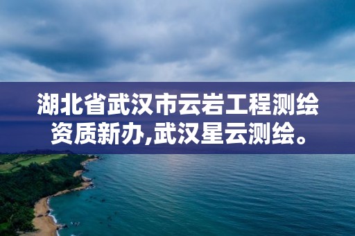 湖北省武漢市云巖工程測繪資質新辦,武漢星云測繪。