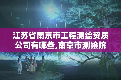 江蘇省南京市工程測繪資質公司有哪些,南京市測繪院有限公司。