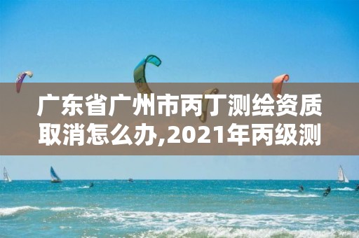 廣東省廣州市丙丁測繪資質取消怎么辦,2021年丙級測繪資質延期。