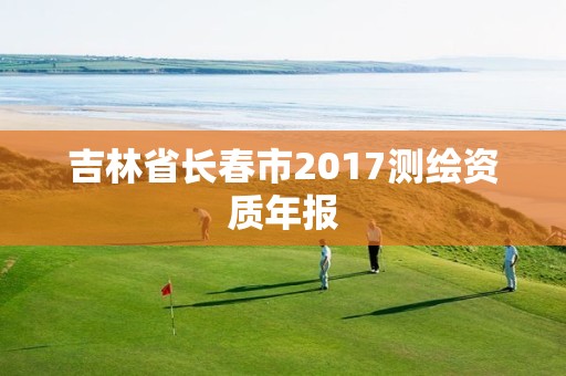 吉林省長春市2017測繪資質年報