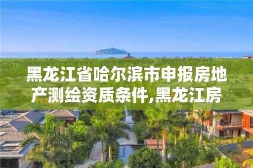 黑龍江省哈爾濱市申報房地產測繪資質條件,黑龍江房產測繪收費標準依據。