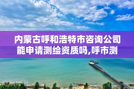 內蒙古呼和浩特市咨詢公司能申請測繪資質嗎,呼市測繪單位。