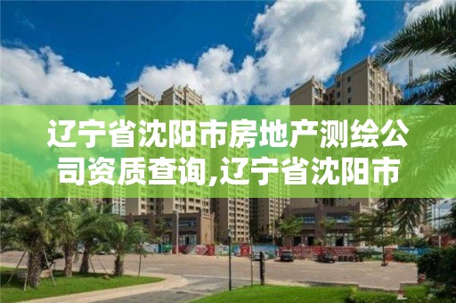 遼寧省沈陽市房地產測繪公司資質查詢,遼寧省沈陽市房地產測繪公司資質查詢電話。