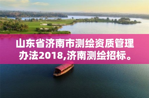 山東省濟南市測繪資質管理辦法2018,濟南測繪招標。