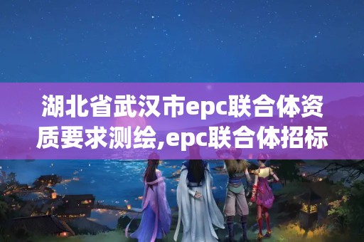 湖北省武漢市epc聯(lián)合體資質(zhì)要求測繪,epc聯(lián)合體招標。