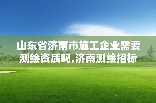 山東省濟南市施工企業(yè)需要測繪資質(zhì)嗎,濟南測繪招標。