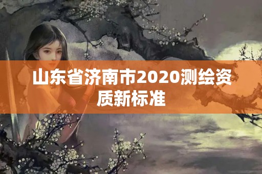 山東省濟(jì)南市2020測繪資質(zhì)新標(biāo)準(zhǔn)