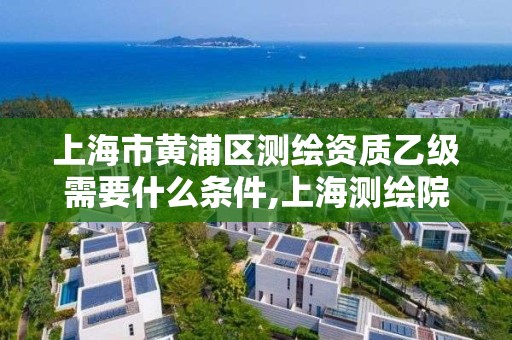 上海市黃浦區測繪資質乙級需要什么條件,上海測繪院 待遇。