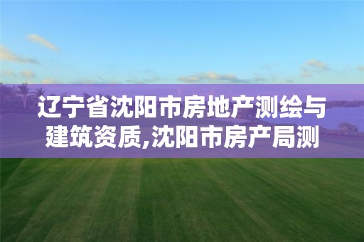 遼寧省沈陽市房地產測繪與建筑資質,沈陽市房產局測繪大隊在哪。