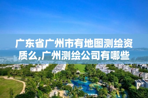 廣東省廣州市有地圖測繪資質么,廣州測繪公司有哪些。