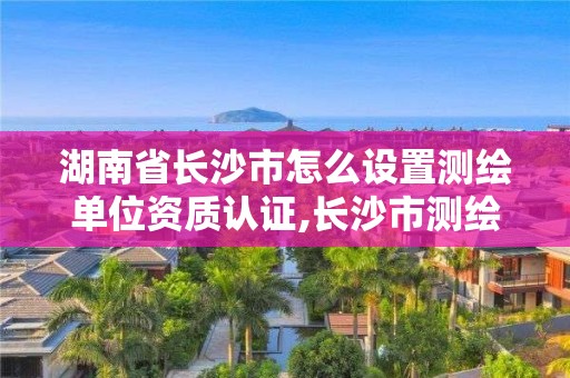 湖南省長沙市怎么設置測繪單位資質認證,長沙市測繪公司。