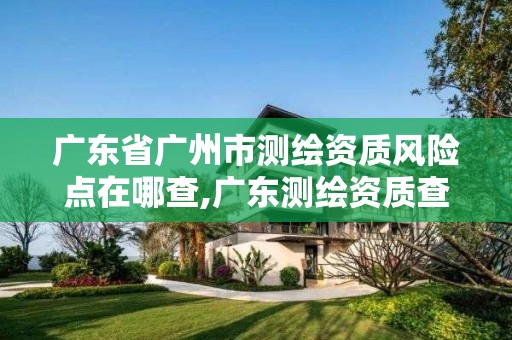 廣東省廣州市測繪資質風險點在哪查,廣東測繪資質查詢。