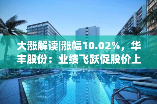 大漲解讀|漲幅10.02%，華豐股份：業績飛躍促股價上揚