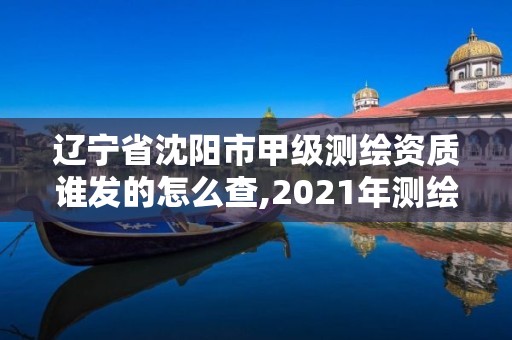 遼寧省沈陽市甲級測繪資質誰發的怎么查,2021年測繪甲級資質申報條件。