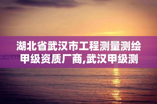 湖北省武漢市工程測量測繪甲級資質廠商,武漢甲級測繪資質名錄。