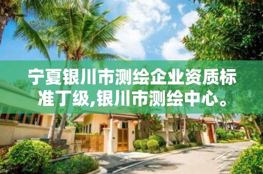 寧夏銀川市測繪企業資質標準丁級,銀川市測繪中心。