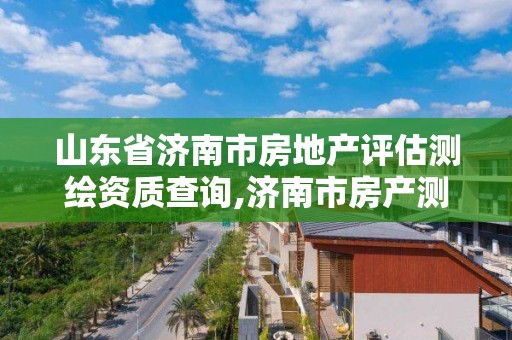 山東省濟南市房地產(chǎn)評估測繪資質(zhì)查詢,濟南市房產(chǎn)測繪研究院是國企嗎。