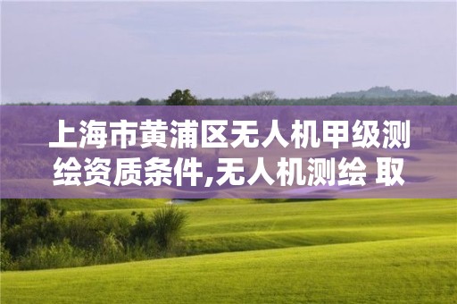 上海市黃浦區無人機甲級測繪資質條件,無人機測繪 取得職業資格證條件。