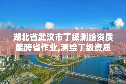 湖北省武漢市丁級測繪資質能跨省作業,測繪丁級資質可以承攬業務范圍。