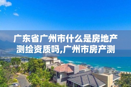 廣東省廣州市什么是房地產測繪資質嗎,廣州市房產測繪收費標準。