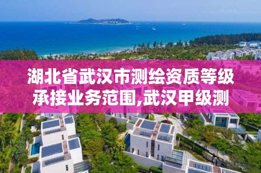 湖北省武漢市測繪資質等級承接業務范圍,武漢甲級測繪資質名錄。