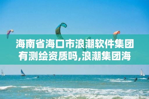 海南省海口市浪潮軟件集團(tuán)有測(cè)繪資質(zhì)嗎,浪潮集團(tuán)海南分公司。