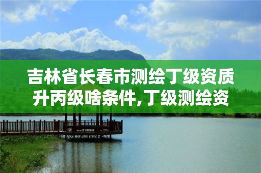 吉林省長春市測繪丁級資質升丙級啥條件,丁級測繪資質要求。