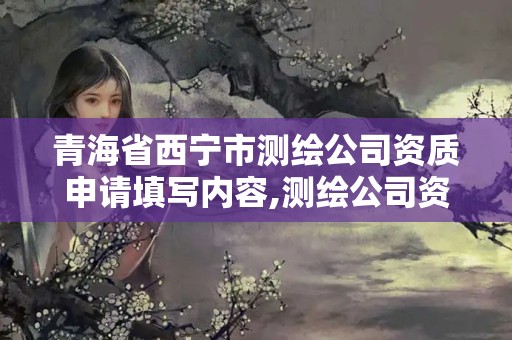 青海省西寧市測繪公司資質申請填寫內容,測繪公司資質條件。