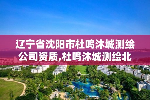 遼寧省沈陽市杜鳴沐城測繪公司資質,杜鳴沐城測繪北京有限公司。