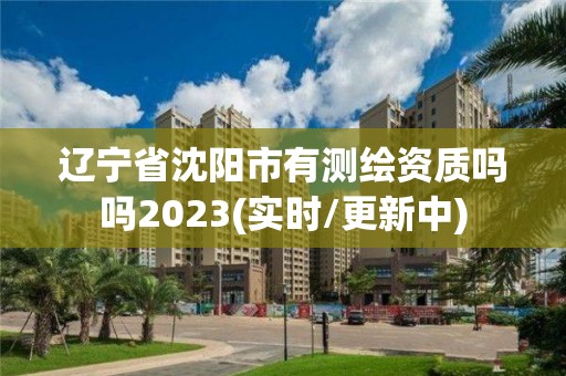 遼寧省沈陽市有測繪資質嗎嗎2023(實時/更新中)