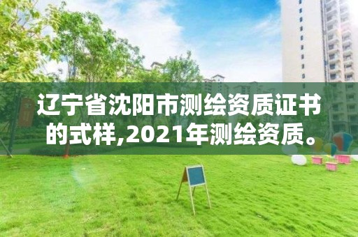 遼寧省沈陽市測繪資質證書的式樣,2021年測繪資質。