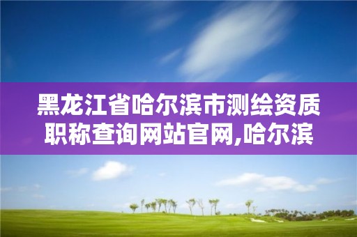 黑龍江省哈爾濱市測繪資質(zhì)職稱查詢網(wǎng)站官網(wǎng),哈爾濱測繪招聘信息。