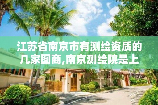 江蘇省南京市有測繪資質(zhì)的幾家圖商,南京測繪院是上市公司嗎。