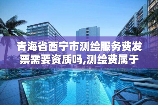 青海省西寧市測繪服務費發票需要資質嗎,測繪費屬于發票中的什么項目大類。