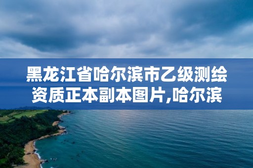 黑龍江省哈爾濱市乙級測繪資質正本副本圖片,哈爾濱測繪局招聘。