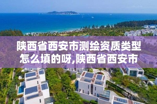 陜西省西安市測繪資質類型怎么填的呀,陜西省西安市測繪資質類型怎么填的呀。