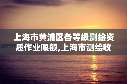 上海市黃浦區各等級測繪資質作業限額,上海市測繪收費標準。