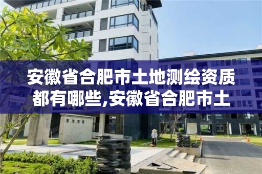 安徽省合肥市土地測繪資質都有哪些,安徽省合肥市土地測繪資質都有哪些公司。