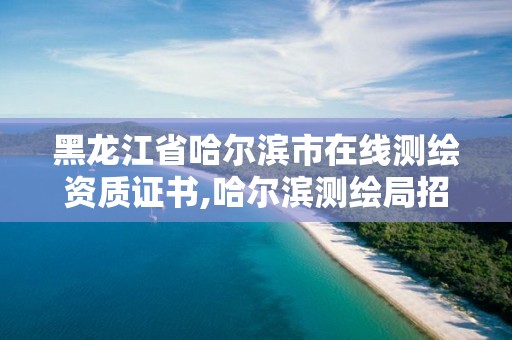 黑龍江省哈爾濱市在線測繪資質(zhì)證書,哈爾濱測繪局招聘信息。