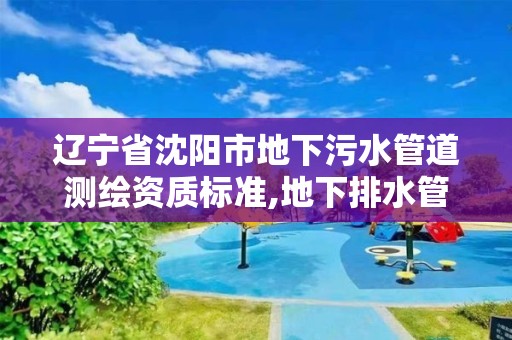 遼寧省沈陽市地下污水管道測繪資質標準,地下排水管道檢測。