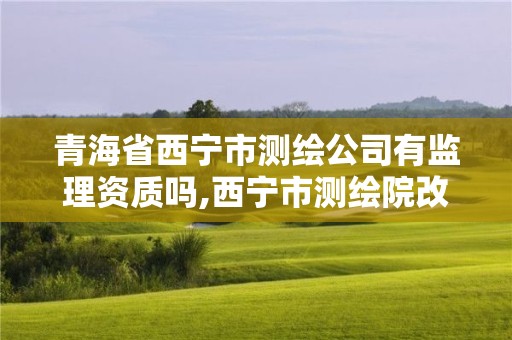 青海省西寧市測繪公司有監理資質嗎,西寧市測繪院改企業。