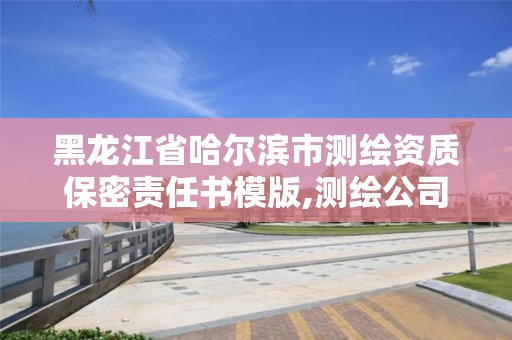 黑龍江省哈爾濱市測繪資質保密責任書模版,測繪公司保密管理機構。