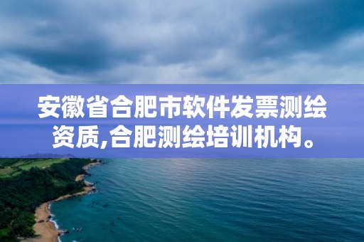 安徽省合肥市軟件發票測繪資質,合肥測繪培訓機構。