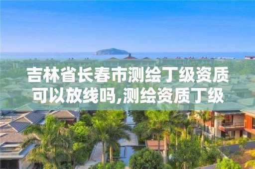 吉林省長春市測繪丁級資質可以放線嗎,測繪資質丁級是什么意思。