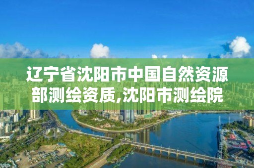 遼寧省沈陽市中國自然資源部測繪資質(zhì),沈陽市測繪院電話。