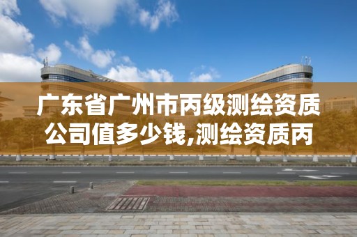 廣東省廣州市丙級測繪資質公司值多少錢,測繪資質丙級什么意思。