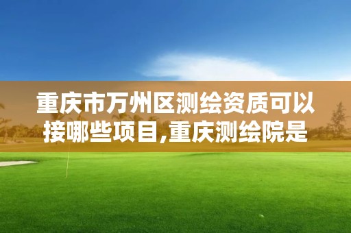 重慶市萬州區測繪資質可以接哪些項目,重慶測繪院是什么單位。